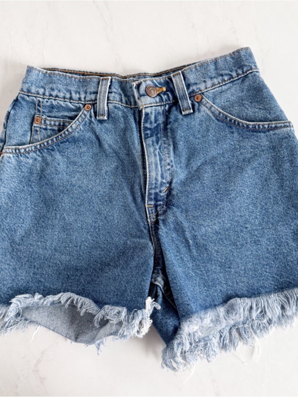 Levi's Light Blue vintage Silver Tabbed Denim Shorts